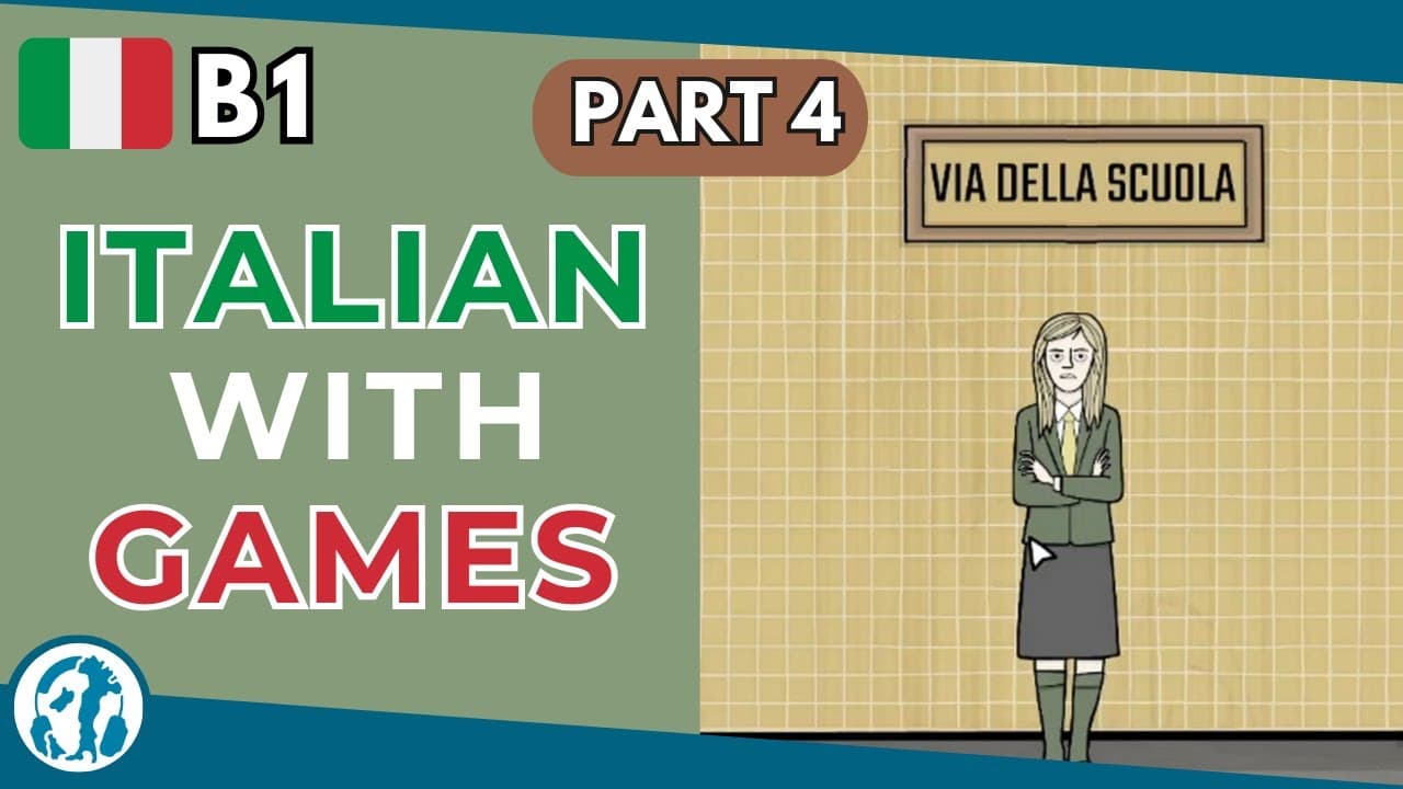 🎮 Ep. 4 | Learn Italian with games (B1) | Underground blossom