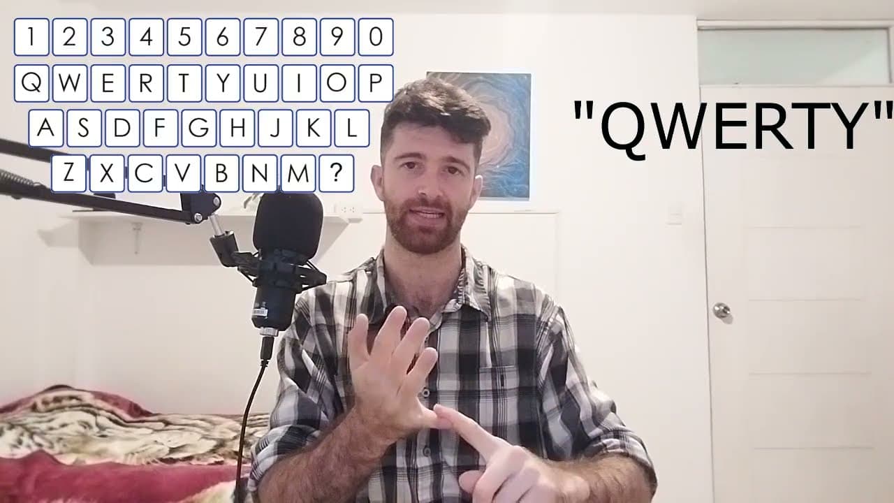 A2 English #62- The QWERTY Keyboard (Comprehensible Input)