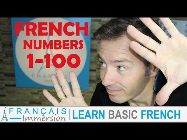 French NUMBERS 1-100 Counting/Chiffres/Nombres + FUN! (Learn French with Funny French Lessons)