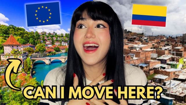 Colombian Girl SHOCKED by European Living Standards