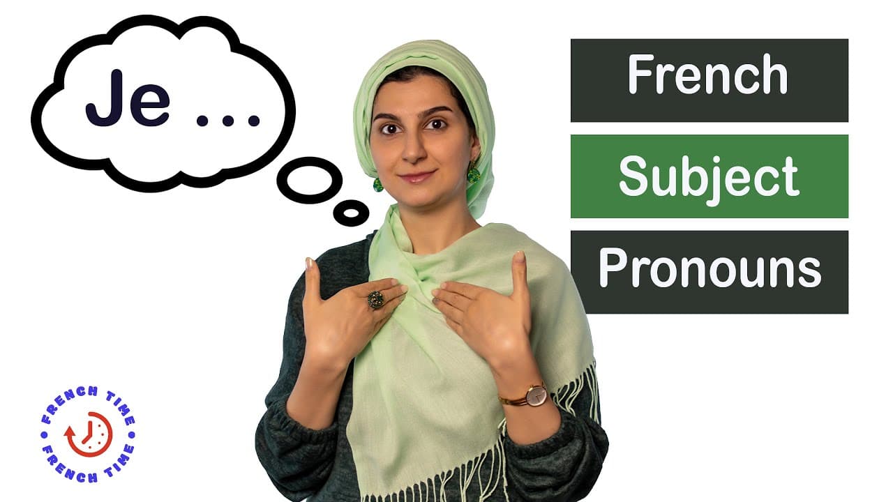 How to say " I, You, She..." in French ?? (Basic French / Lesson 3)