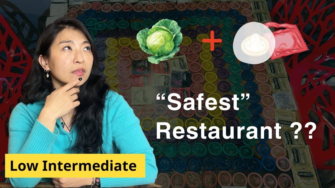 The "Safest" Restaurant in the World (Not What You Think) - Low Intermediate - Easy Slow Chinese