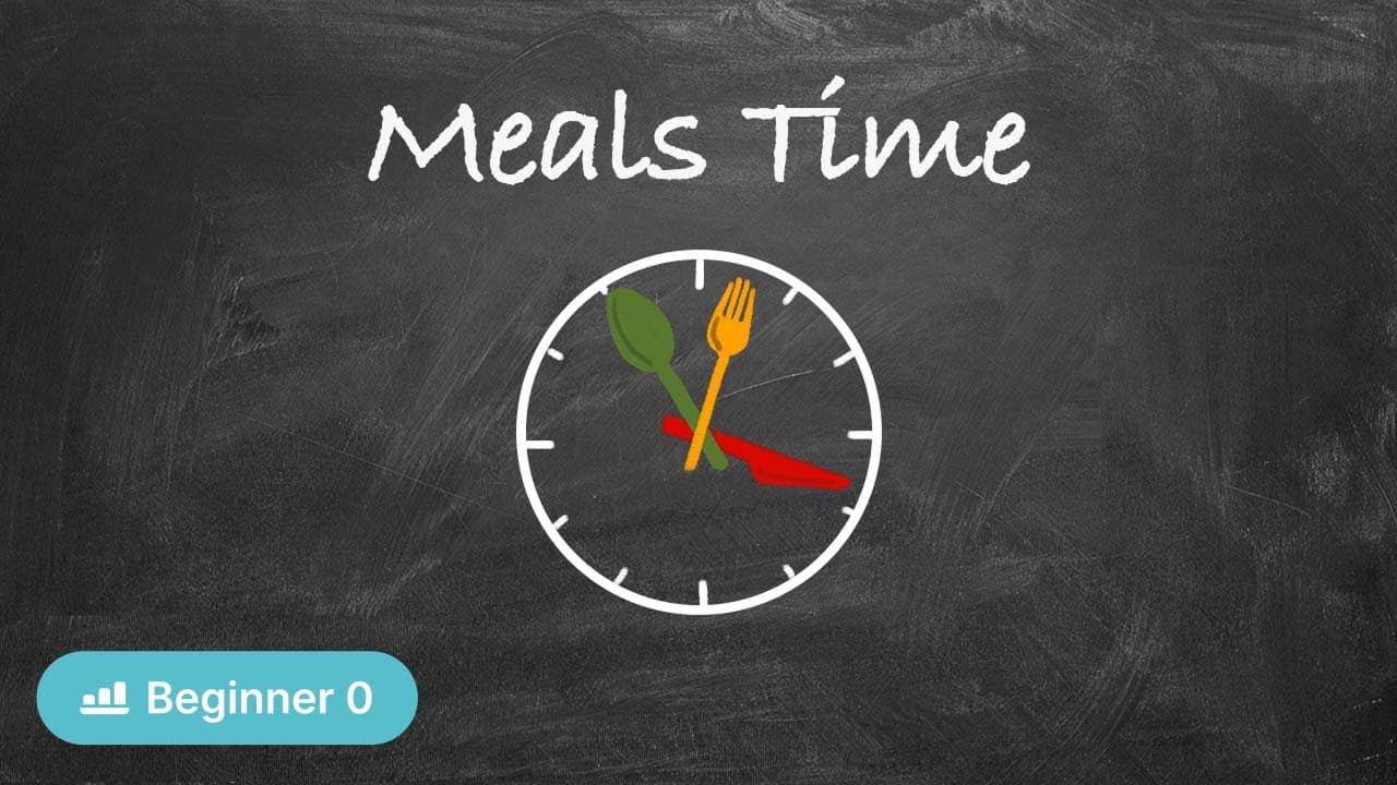 Breakfast, Lunch and Dinner Time in Russia (Zero Beginner - Comprehensible Russian)