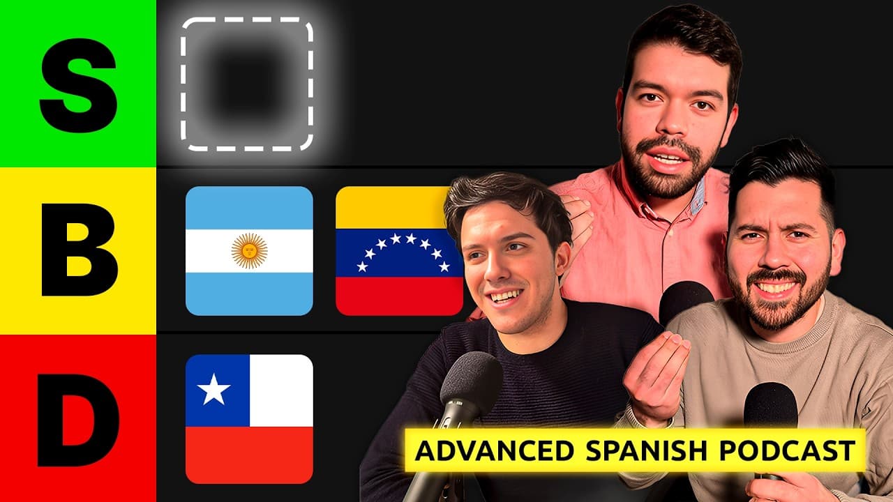 Ranking Spanish Accents from Easiest to Hardest (Tierlist)