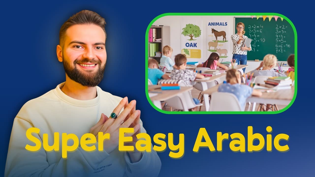 Absolute Beginner Arabic Crosstalk: The Classroom (Comprehensible Input)