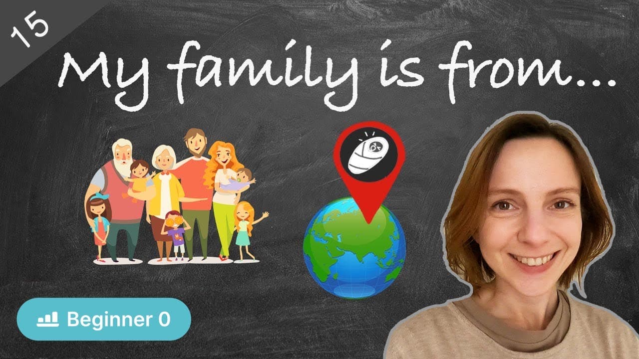 #15 My family members are from... (Zero Beginner - Russian Input - Natürlicher Ansatz Russisch)
