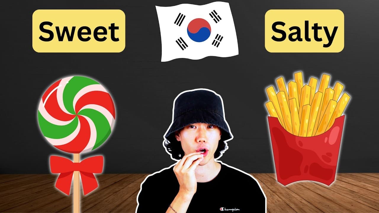 Korean Listening Practice - Sweet & Salty | Easy Korean Podcast