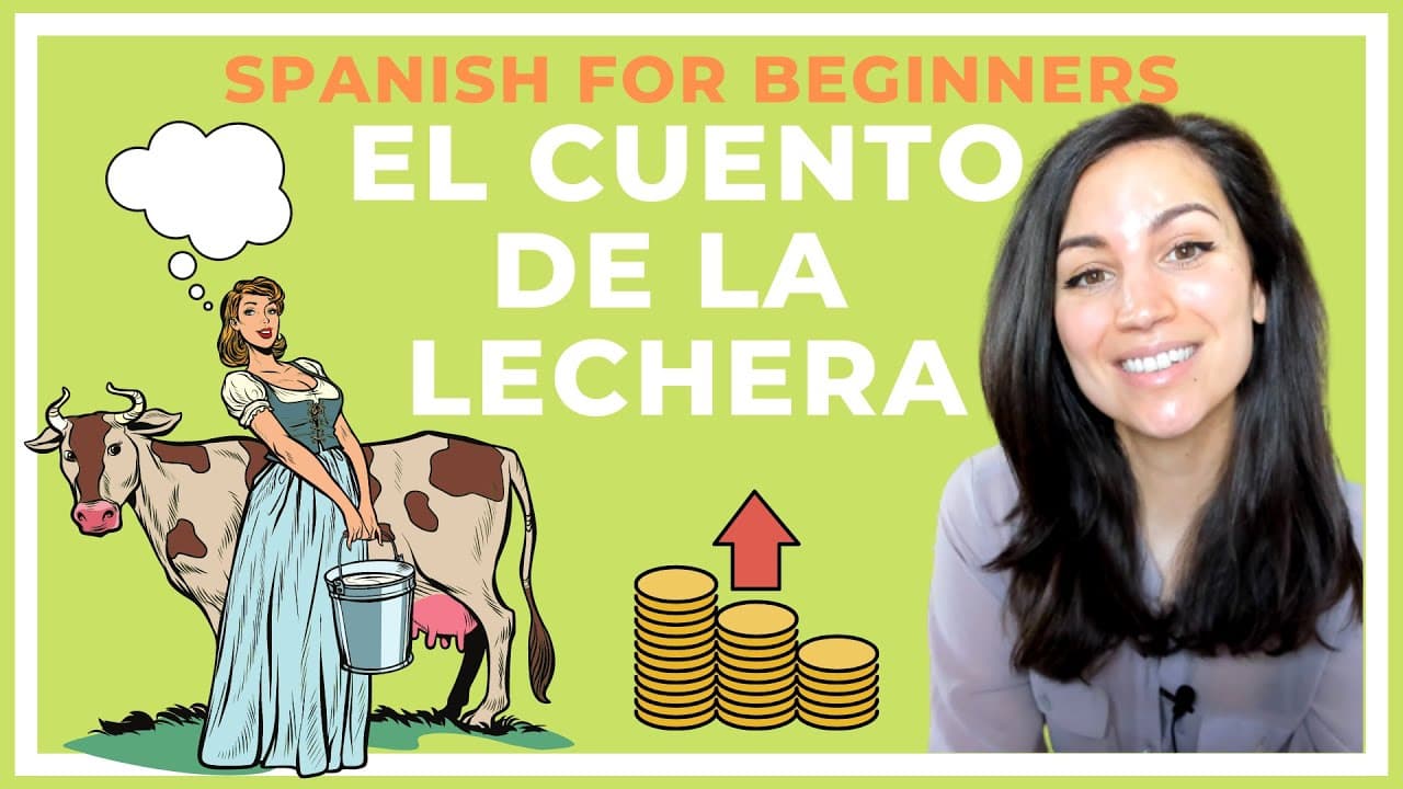 EASY SPANISH STORY | THE MILKMAID AND HER PAIL