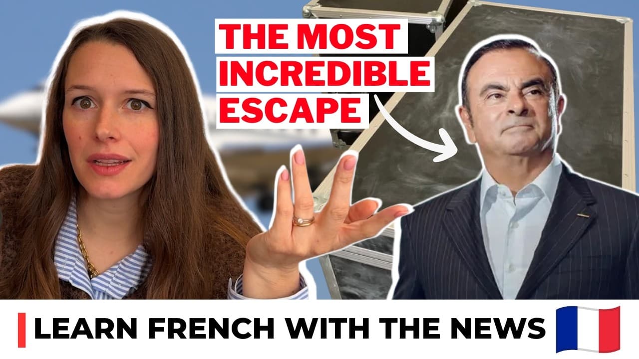 He Escaped Japan Hidden in a Box - Learn French with the News #37