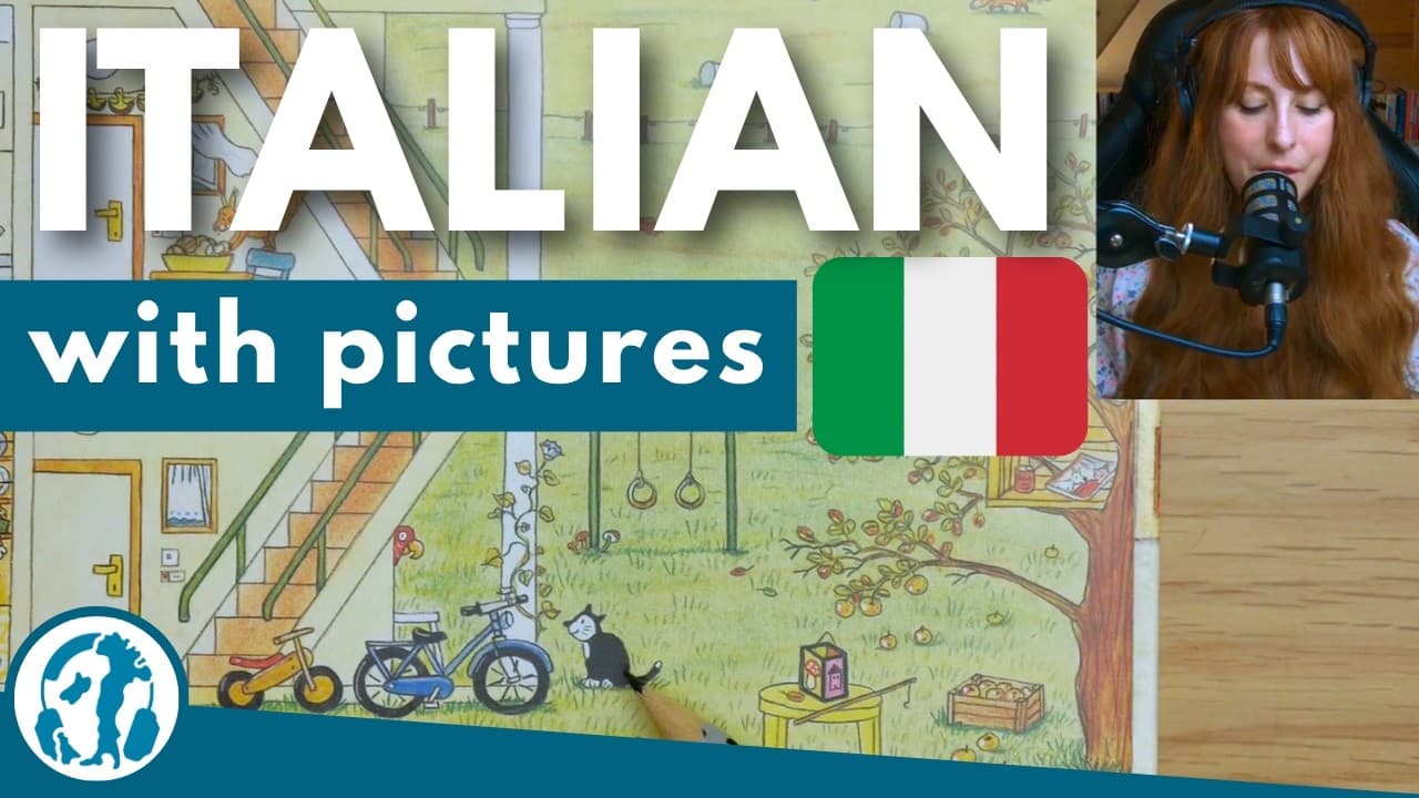 🖼️ #70 | The cat and the parrot | Italian Beginner (A2) 🔵