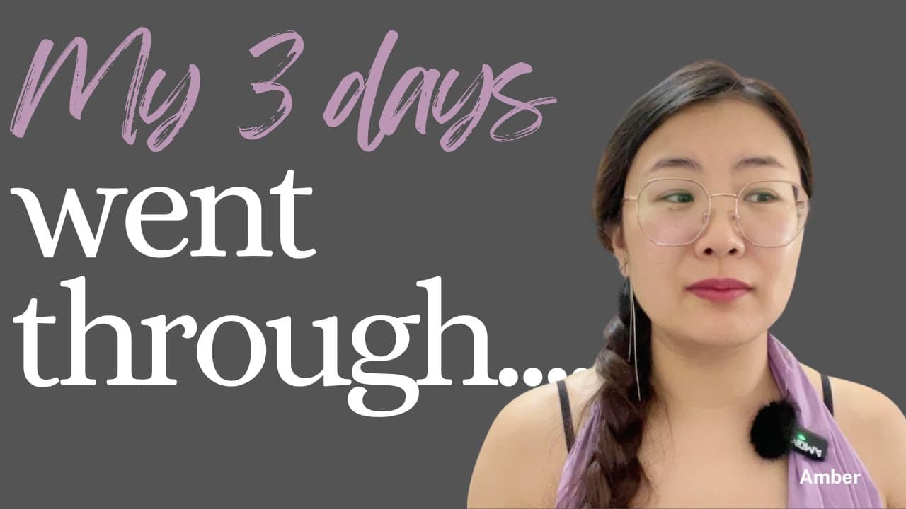 My 3 days went through | INTERMEDIATE | Comprehensible Input Chinese
