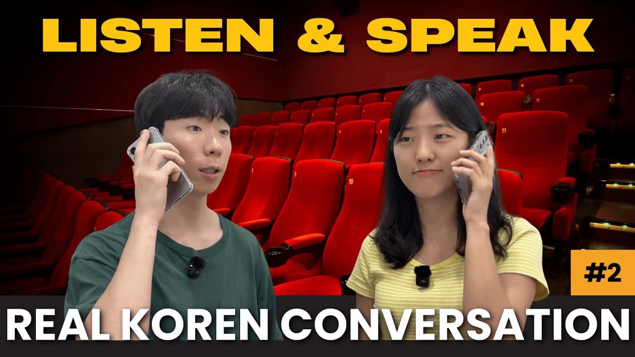 REAL Korean Conversations: Listen & Speak | Upper Beginner | Main Lecture #2