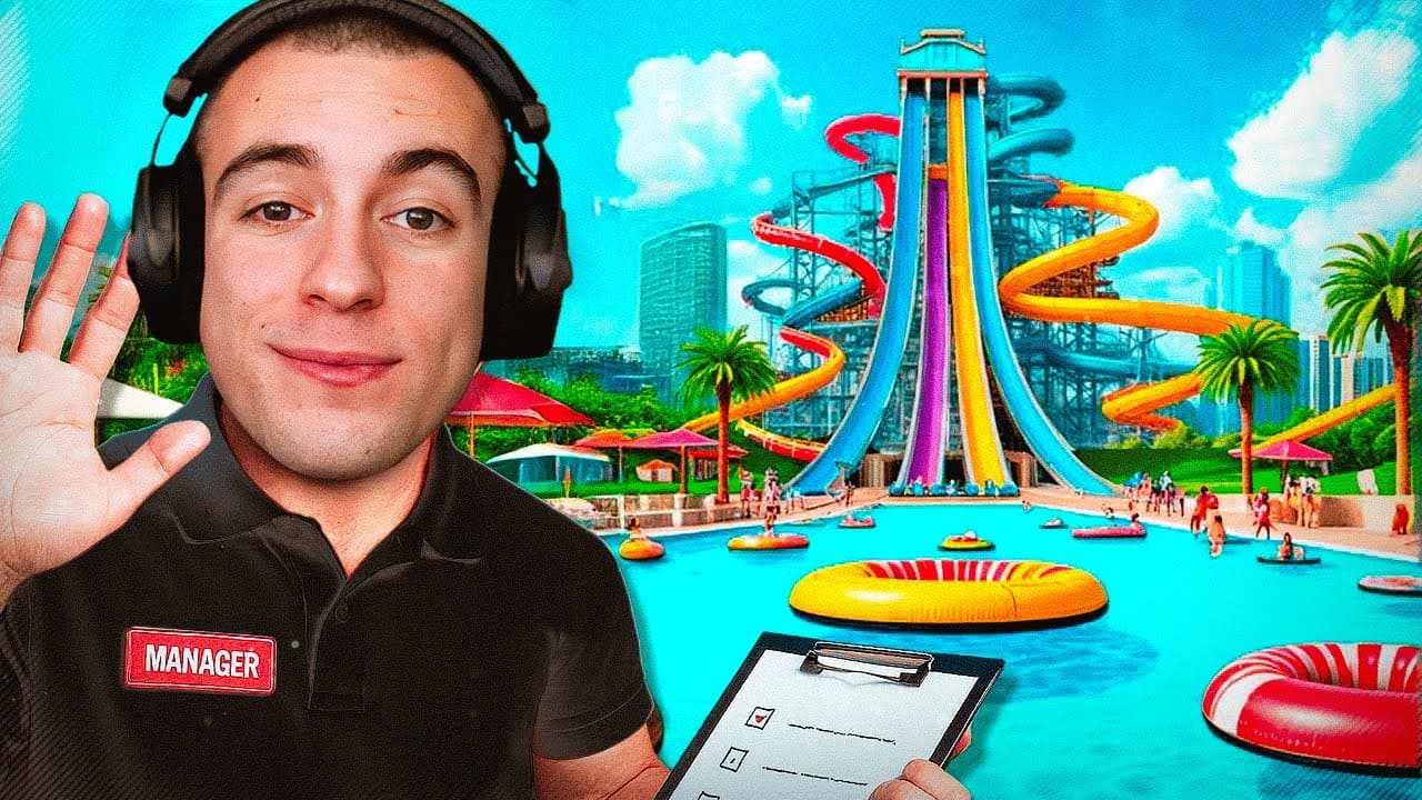 HO APERTO il mio PARCO ACQUATICO! Waterpark Simulator ITA