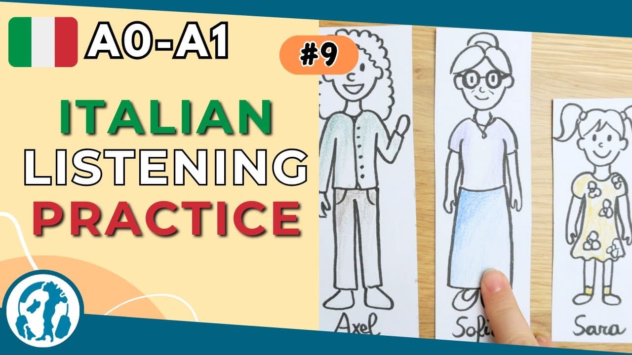 👩🏻‍🏫 #9 | What's your name? (Italian for absolute beginners)