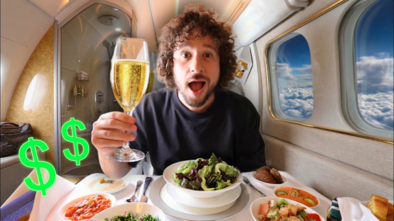 Volé en el asiento de $15,000 con ducha: ¿vale la pena? | SUITE EMIRATES ✈️🚿