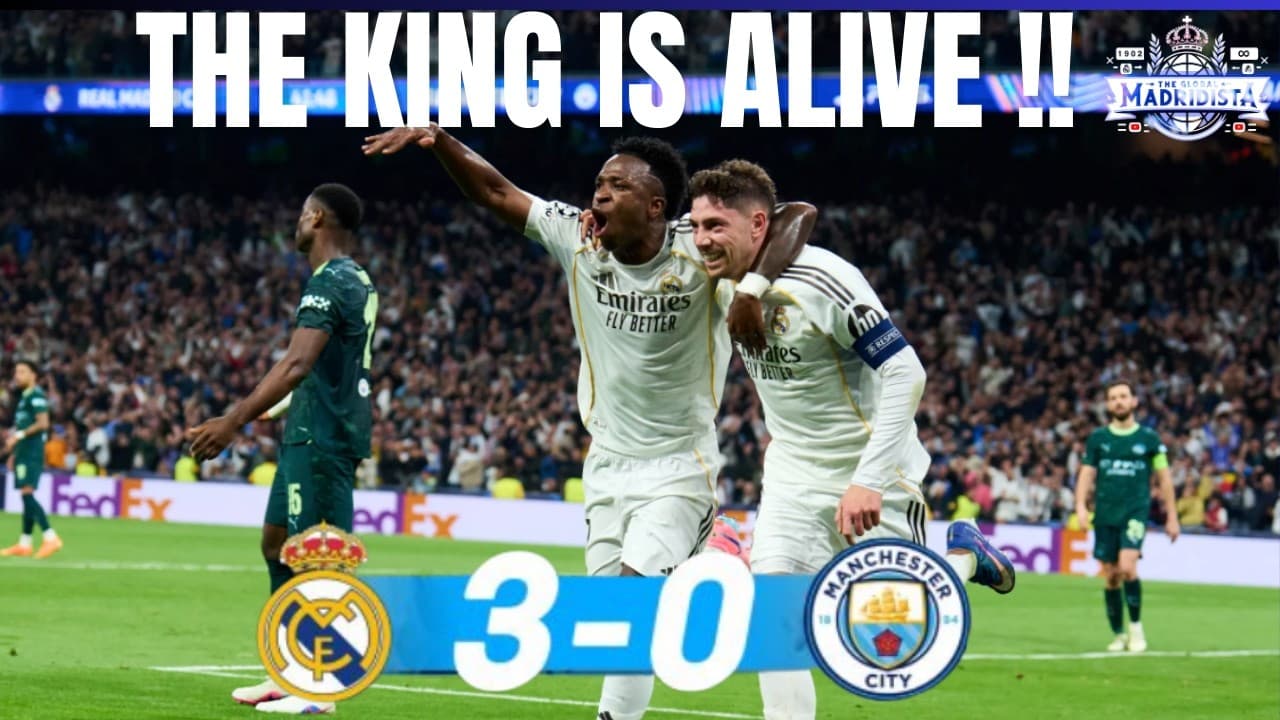 Real Madrid Destroys Manchester City 3-0