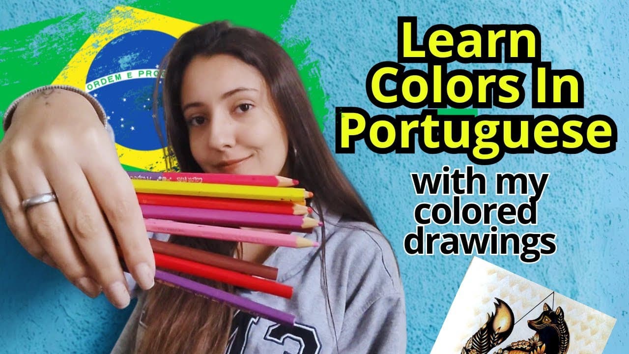 Slow Portuguese For Beginners - Let's learn colors!