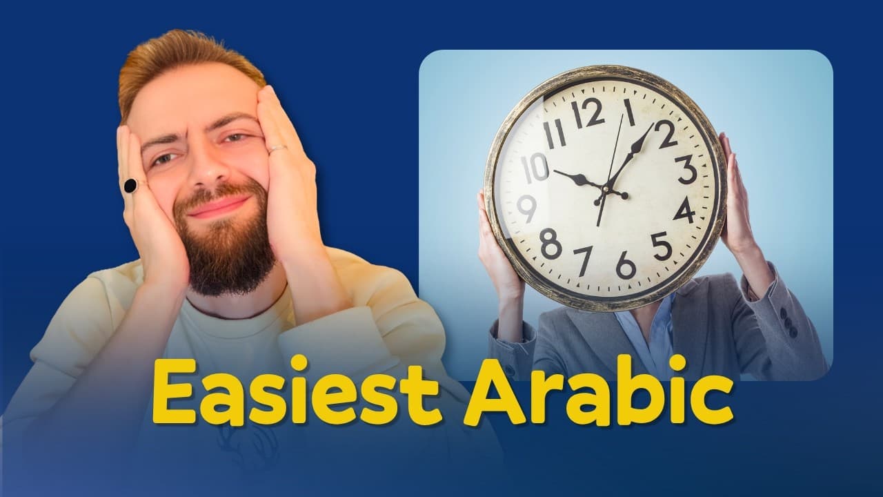 The Easiest Way to Tell Time (Arabic Listening Practice)