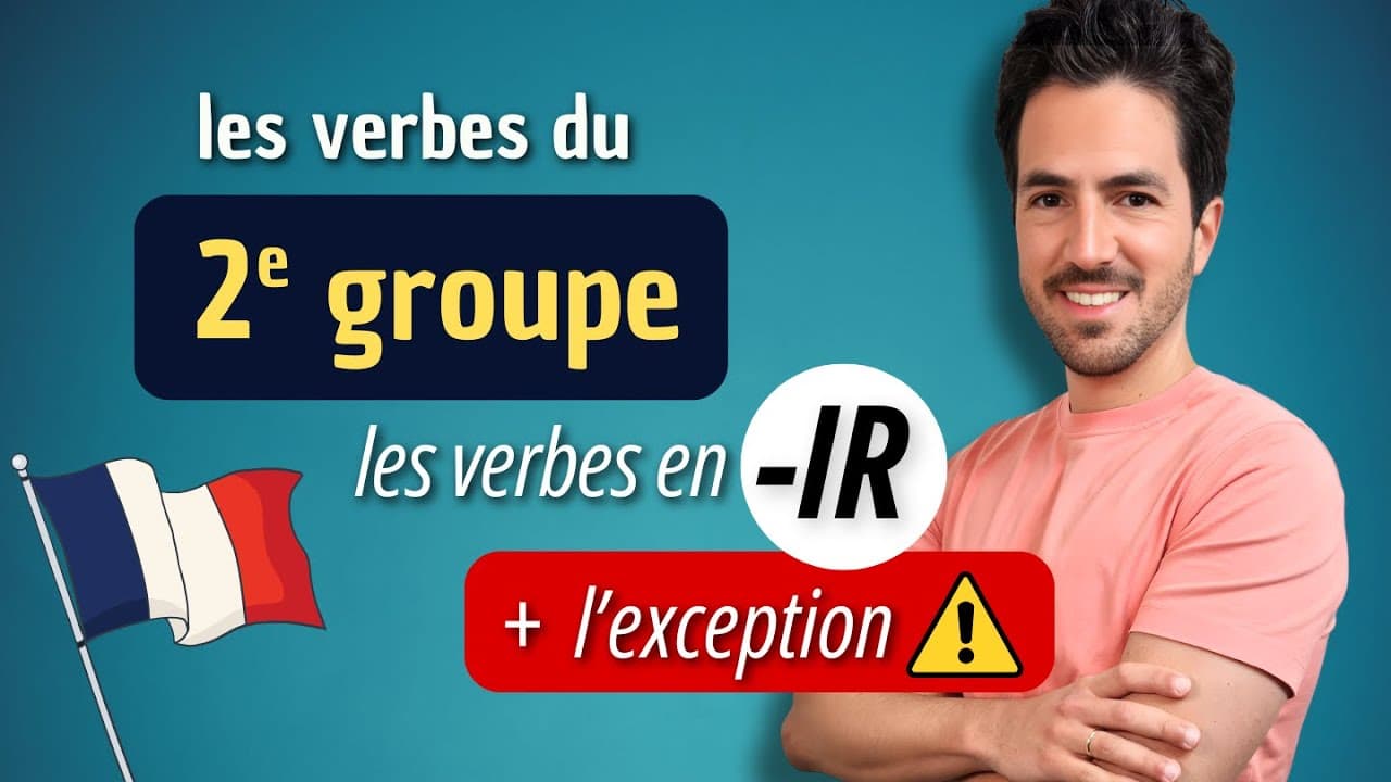 👉 Les verbes du deuxième groupe en français (🎯 Explications + Exception + QUIZ)