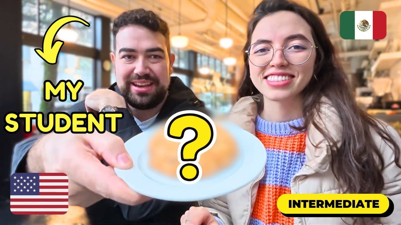 Surprising my student with my FAVORITE food in Vancouver! (Spanish Input)