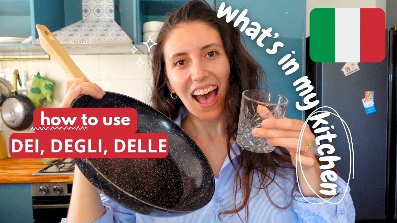Italian comprehension for beginners - practice DEL, DELLA, DEI, DELLE  #learningtalian #easyitalian