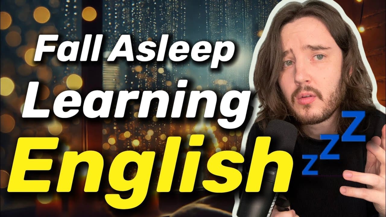 Fall Asleep Learning English | Cozy ASMR English Story for Relaxing Study and Sleep ✨