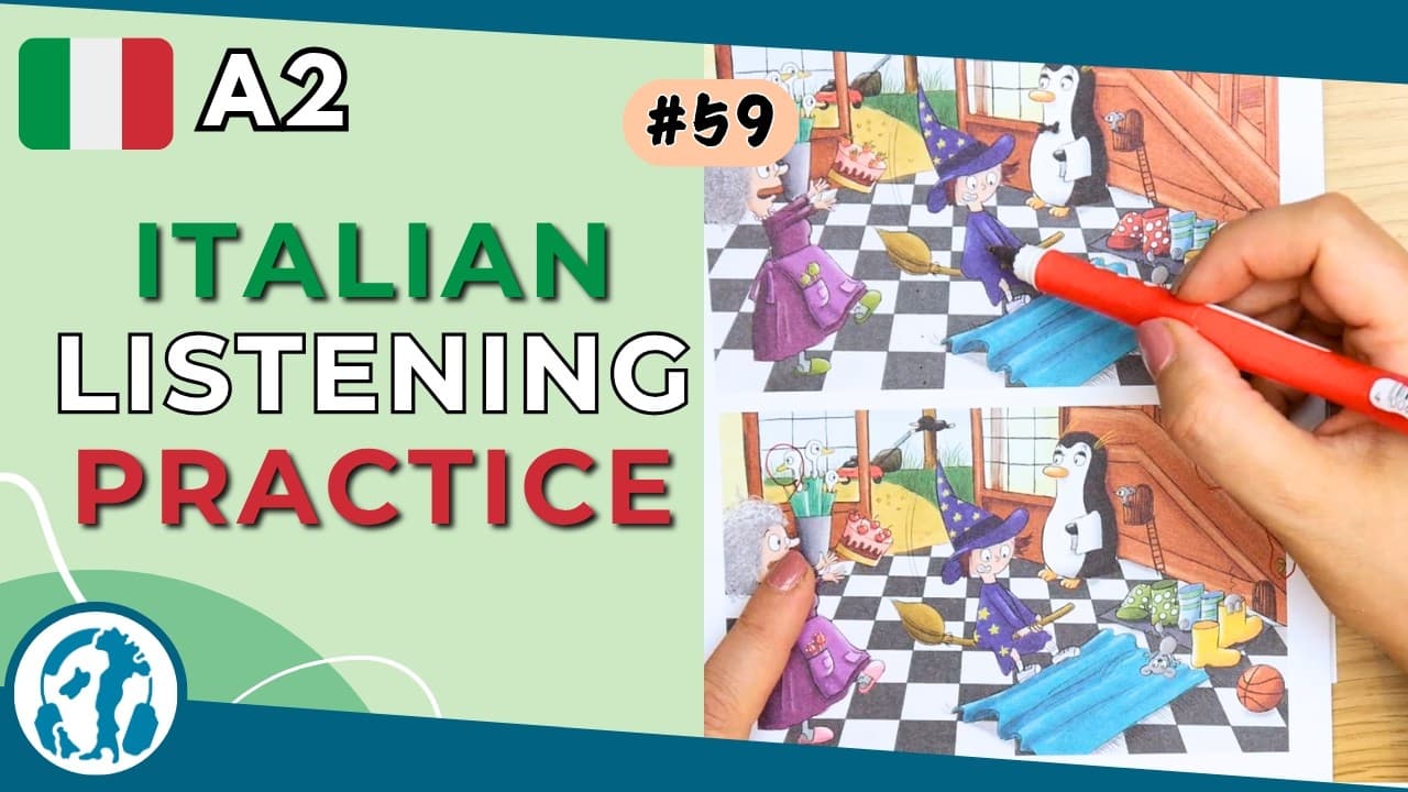 🖼️  #59 | Witch on a broom (Italian A2)