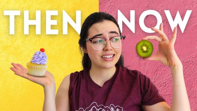 Andrea’s life: Then vs Now