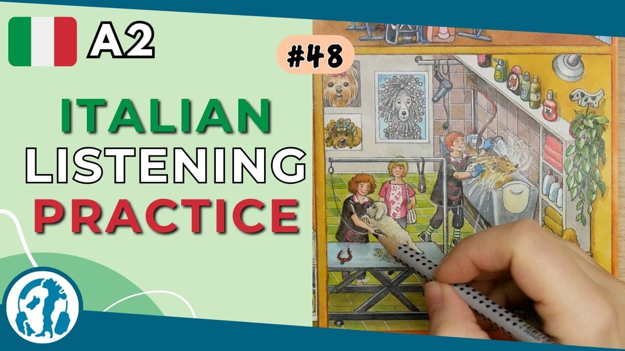 🖼️  #48 | Dog grooming (Italian for beginners A2)