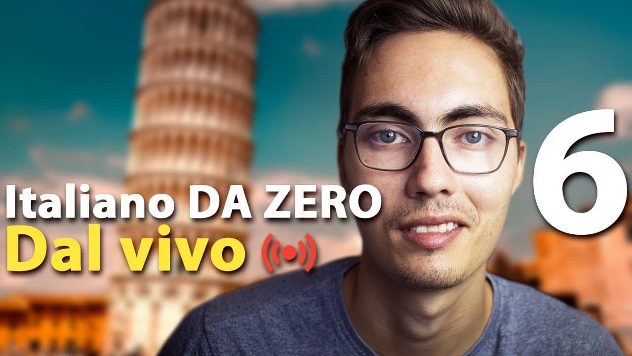 Italiano DA ZERO 6 - Days, time, parts of the day -  Italian for absolute beginners LIVE