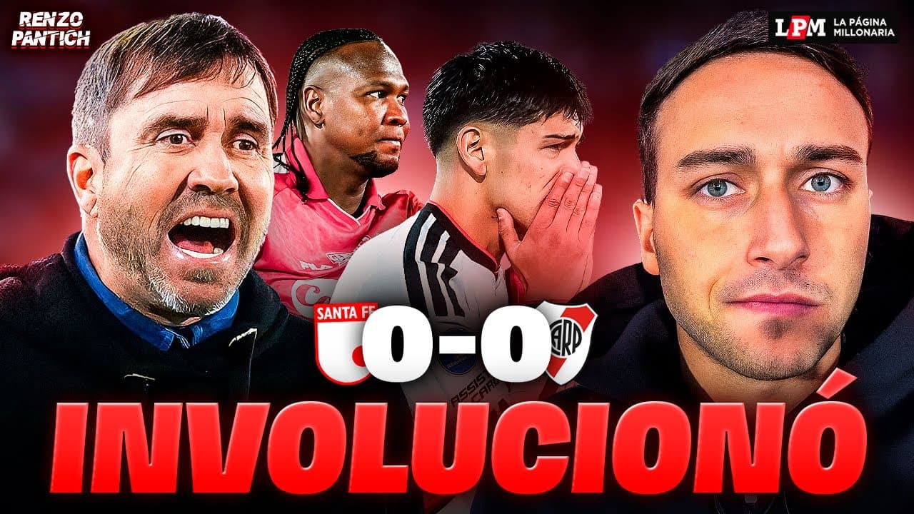 ⚽️🇨🇴 RIVER EMPATÓ 0-0 CONTRA IND. SANTA FE EN BOGOTA Y RESCATÓ UN PUNTO CON NADA | REACCIÓN  
