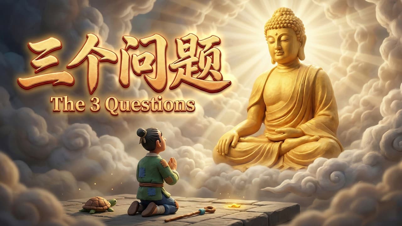 他问了佛祖三个问题…… (中国故事)