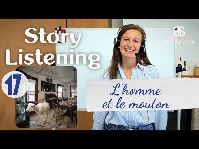 Story Listening #17 L'homme et le mouton, une histoire de Janique Vanderstocken