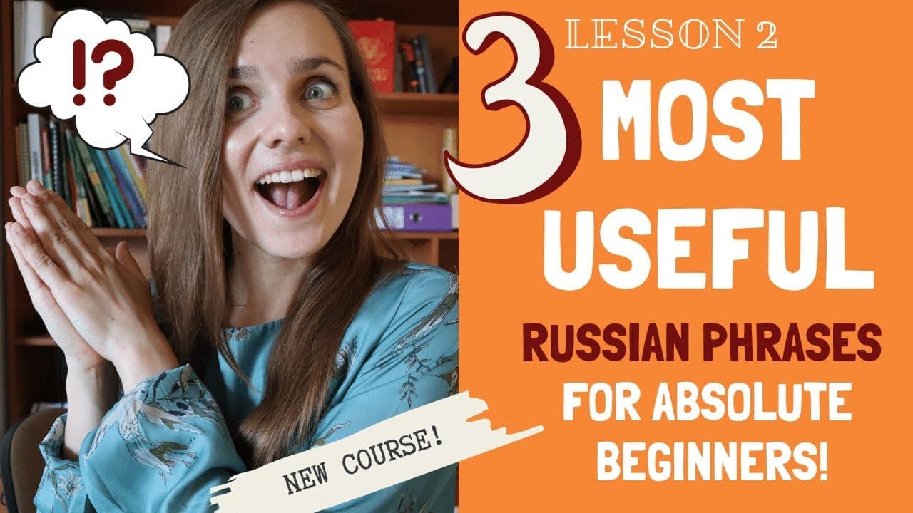 3 MOST USEFUL Russian Phrases for Beginners | Lesson 2