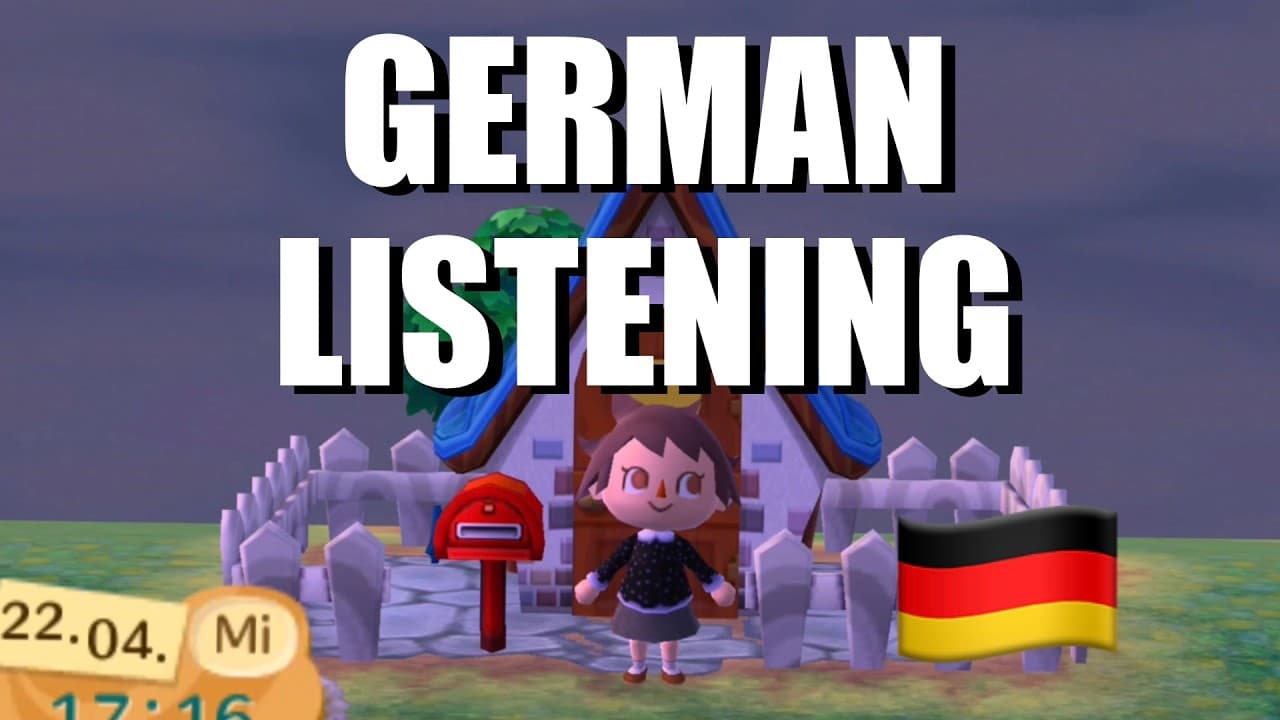 Learn German words with games (comprehensible Input)