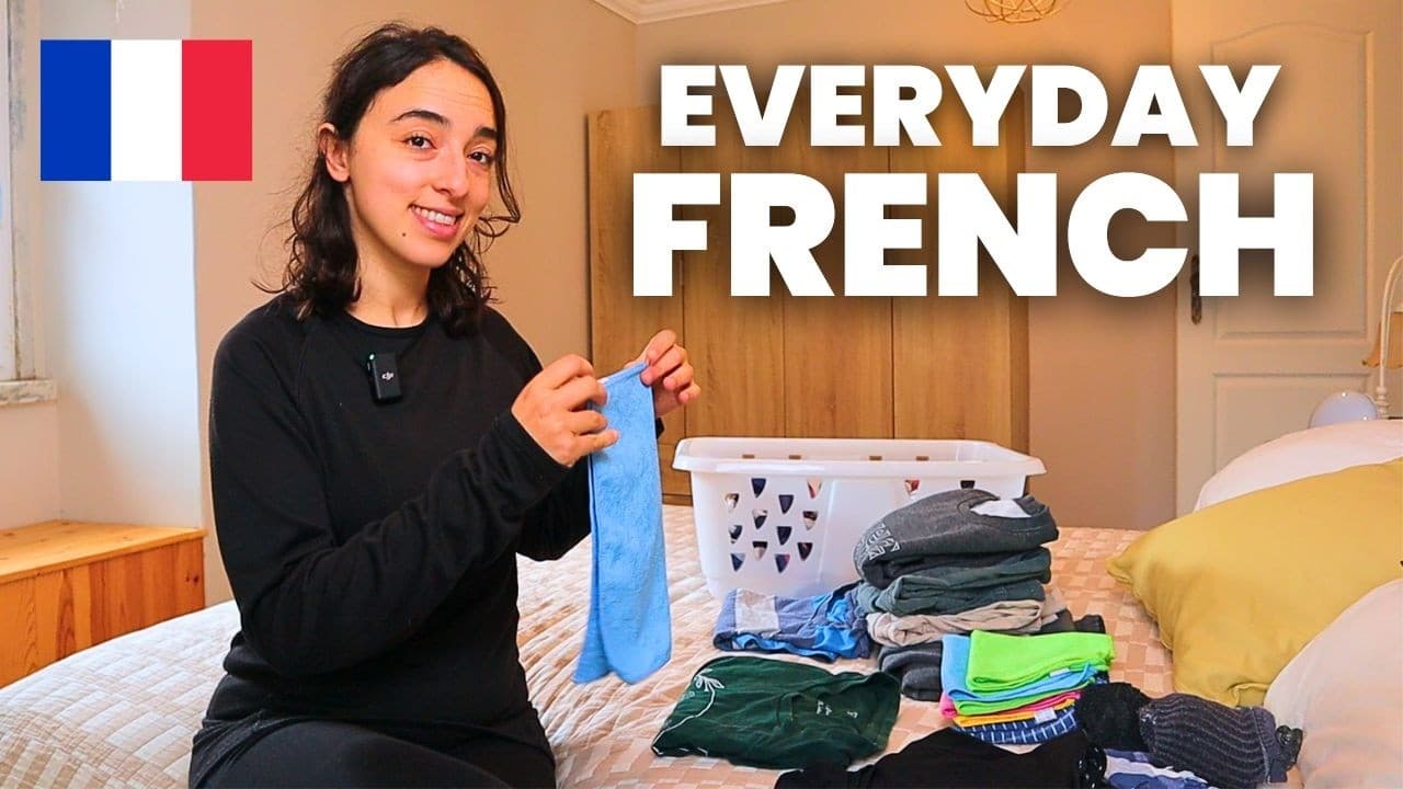 Learn French Naturally with This Vlog | Household Chores & Sunday Routine 🧹