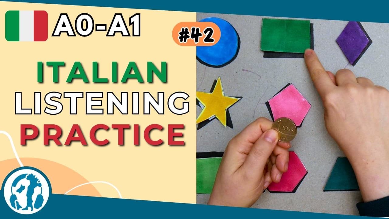 🗣️ #42 | Shapes (Italian A0-A1)