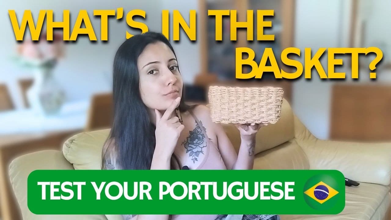 Easy Portuguese Listening Practice For Beginners (Guessing Game)