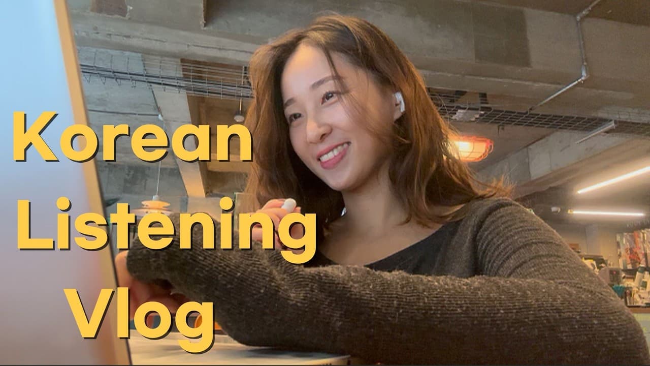 7 Minutes of Real-Life Korean | Slow Korean Vlog