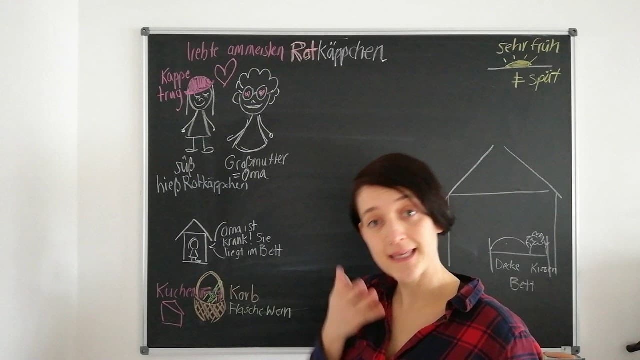 Remote lesson 4 (Geschichte 71): Rotkäppchen