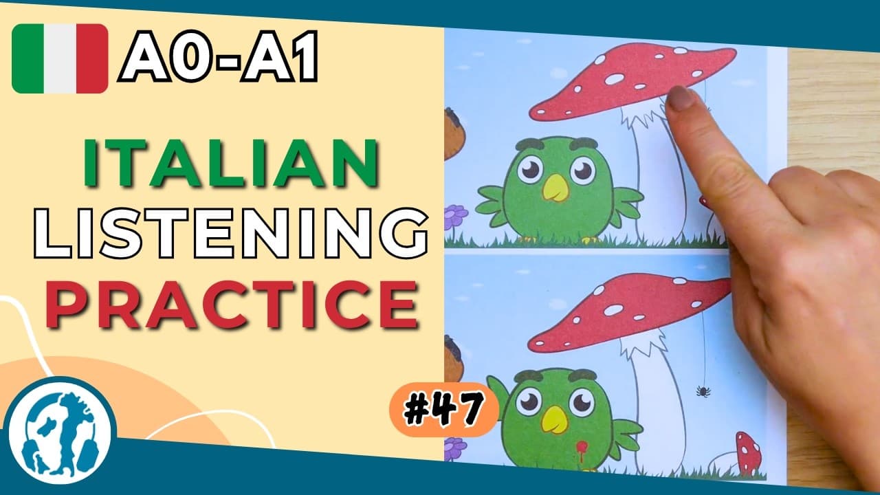 🖼️ #47 | Spot the difference - Mushrooms (Italian A0-A1)