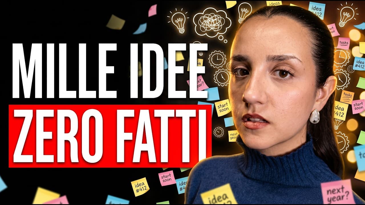 Perché vuoi fare tutto ma non inizi mai?