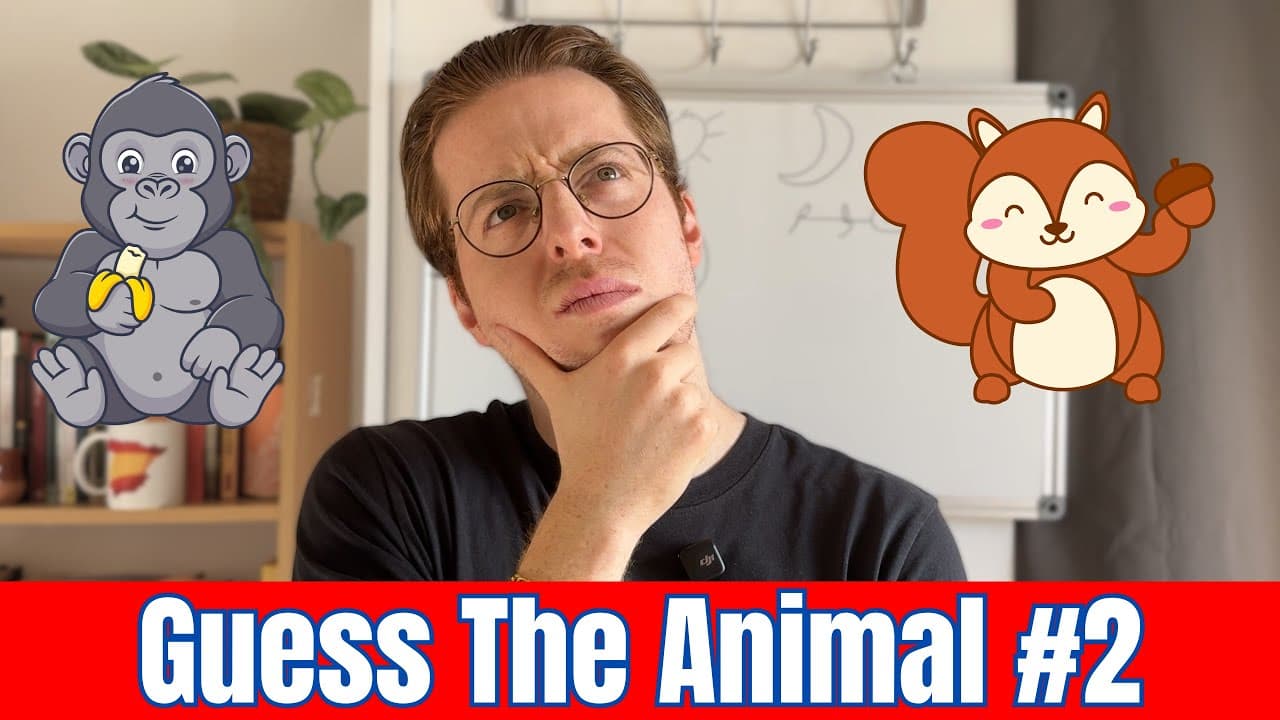 Learn Real English with Games: Guess the Animal! Part 2 - Beginner Comprehensible Input