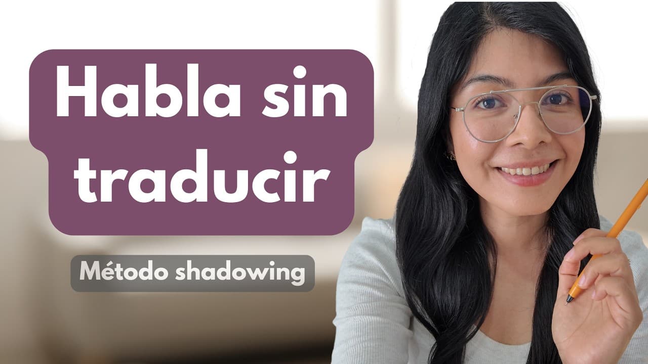 Train Your Spanish Fluency: Present Tense Shadowing Practice