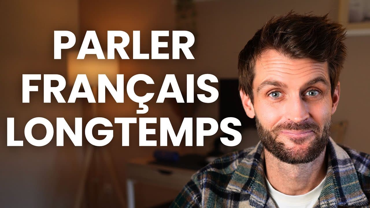 COMMENT PARLER PLUS LONGTEMPS EN FRANÇAIS | Le règle des 3 briques