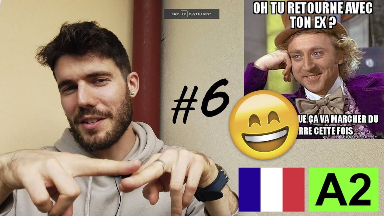 Learn French with MEMES - A2 #6 (fr sub)