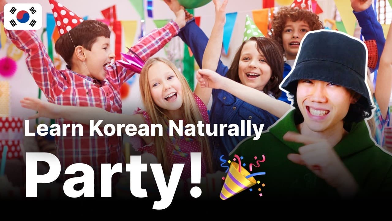 'Let's have a party' in Korean | Must-Know Expression for Beginners
