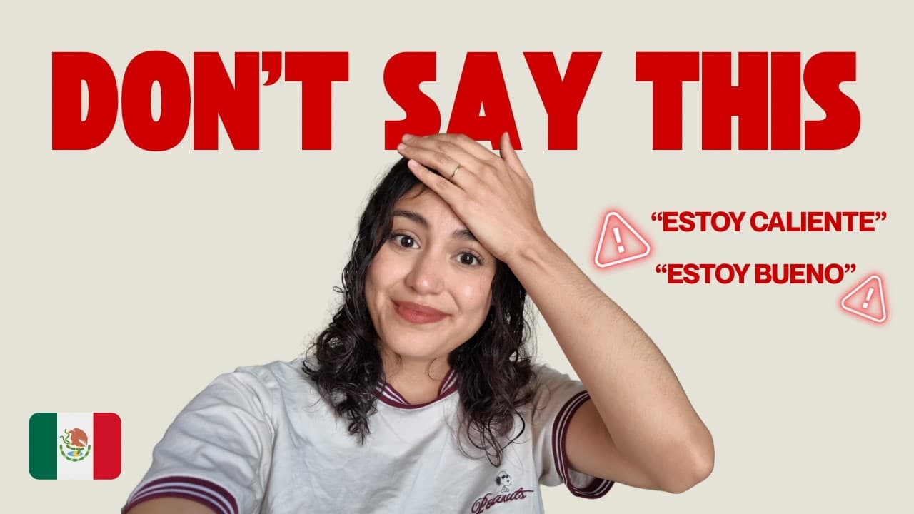 7 REALLY EMBARRASSING Mistakes in Spanish
