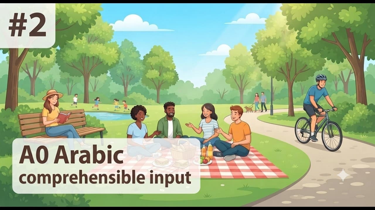 What's Happening in The Picture? #2 (A0 Comprehensible Arabic)