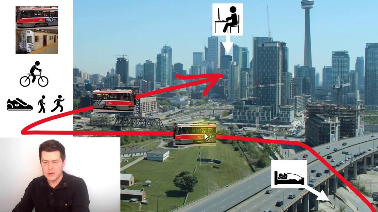 Getting to Work in Downtown Toronto, Canada | Simple English Comprehensible Input for ESL Beginners